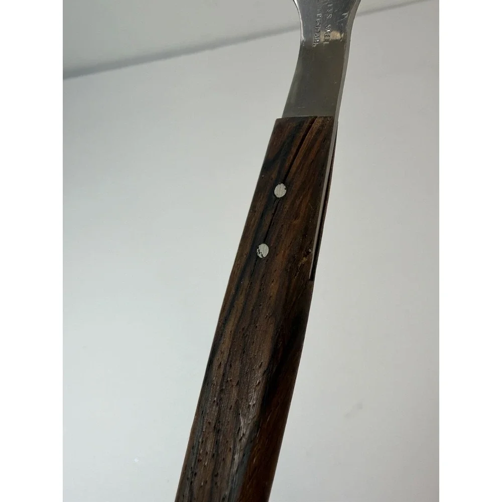 HEPE Denmark Stainless Steel / Rosewood Salad Servers Mid-Century Vintage